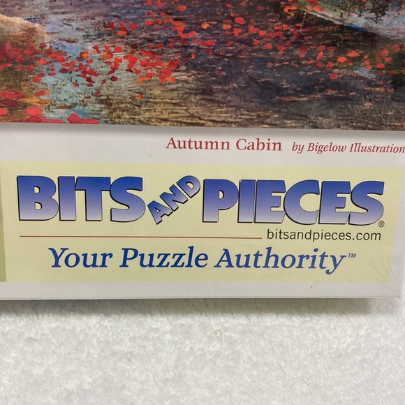 NWT bits and pieces 1000 pc autumn cabin puzzle - Picture 3 of 5